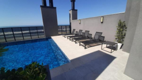 Studio 110 Mobiliado Vista Mar Piscina Aquecida